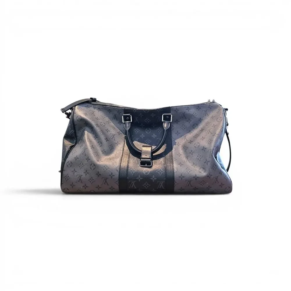 Louis Vuitton Keepall Bandouliere 50 LV Monogram Reverse Eclipse Coated Canvas
